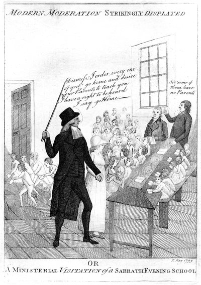 "Nykyaikainen maltillisuus näyttävästi esillä", 1799 tekijältä Kay