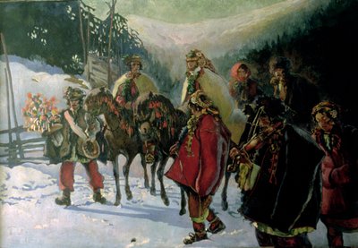 Huonekalut ja erilaiset esineet 1100- ja 1300-luvuilta tekijältä Kazimierz Sichulski