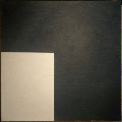 Mustavalkoinen. Suprematistinen kokoonpano tekijältä Kazimir Severinovich Malevich