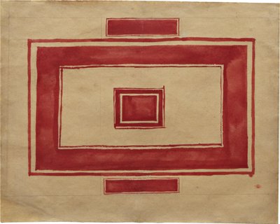 Kattosuunnitelma punaiselle teatterille, Leningrad tekijältä Kazimir Severinovich Malevich