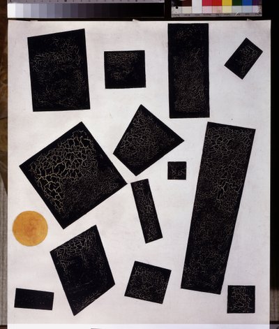 Suprematismin koostumus. 1915 (öljy kankaalle) tekijältä Kazimir Severinovich Malevich
