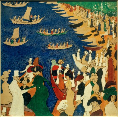 Flanierende Gesellschaft tekijältä Kazimir Severinovich Malevich