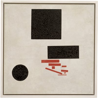 Suprematistinen sävellys Suprematistinen sävellys, 1915 tekijältä Kazimir Severinovich Malevich