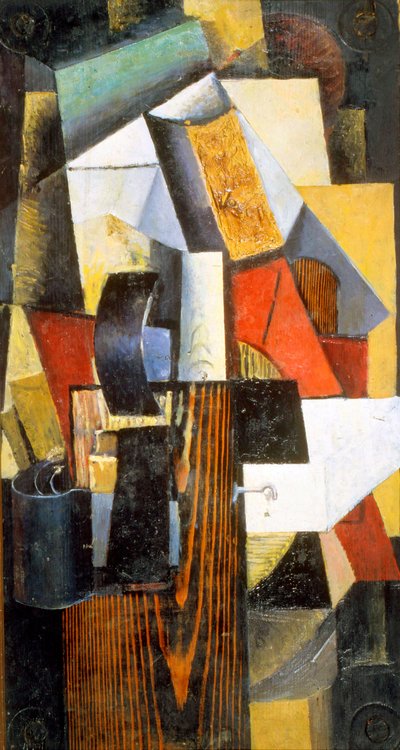 Pysähtymätön asema. Kuntsevo, 1913 tekijältä Kazimir Severinovich Malevich