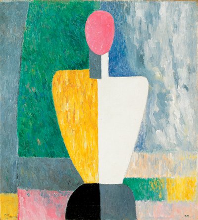 Vartalofiguuri vaaleanpunaisilla kasvoilla, 1928-1932. tekijältä Kazimir Severinovich Malevich