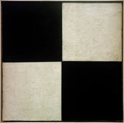 Vier Quadrate, 1915 tekijältä Kazimir Severinovich Malevich