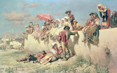 Siunausta odotellessa Rooman ulkopuolella, 1800-luku tekijältä Keeley Halswelle