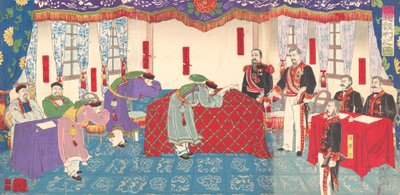 Neuvottelut Kiinan ja Japanin sodan jälkeen, maaliskuu 1895. tekijältä Keisai