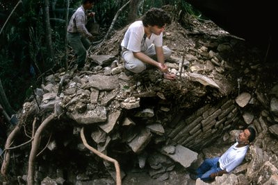 Cancuen, Guatemala, Arthur Demarest, Rudy Larios, Maya, palatsi, klassinen kausi, Peten, 2004 (kuva) tekijältä Kenneth Garrett