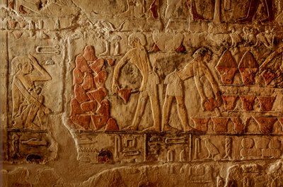 Egyptin vanha valtakunta; Egypti; Sakkarra, kahden veljen hauta, leivän leivonta, pinon lämpö.... tekijältä Kenneth Garrett