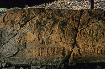 Guatemala; Maya; Aguateca, kivimuistomerkki Tan Te