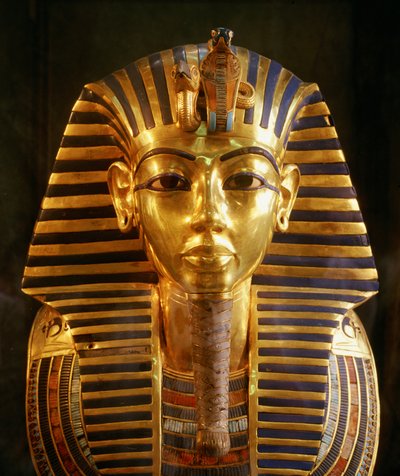 Kuningas Tutankhamonin kultainen hautanaamio, Uusi valtakunta, 2002 (kuva). tekijältä Kenneth Garrett