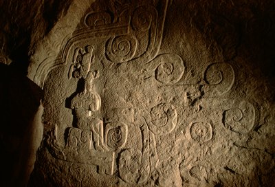 Olmekit; muinaiset kulttuurit; Amerikka; Chalcatzingo; Meksiko tekijältä Kenneth Garrett