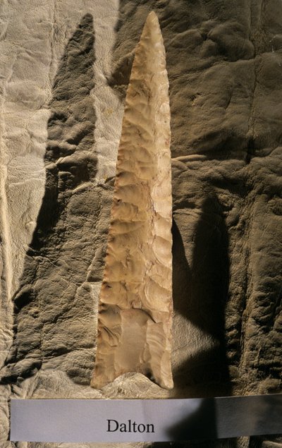 Peopling the Americas, Dalton Point, Dennis Stanford, Smithsonianin työkalukokoelma, 2008 (kuva) tekijältä Kenneth Garrett