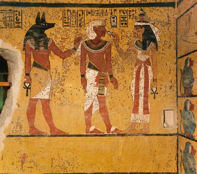 Seinämaalaus kuningas Tutankhamonin haudassa; ; Egypti; Uusi valtakunta; Tutankhamon; Valley..., 2003 (kuva) tekijältä Kenneth Garrett