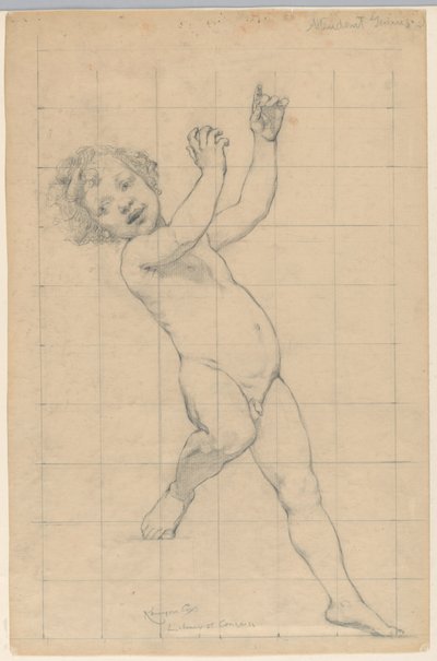 Tutkimus "Genius", "The Arts", Library of Congress, Washington D.C. tekijältä Kenyon Cox