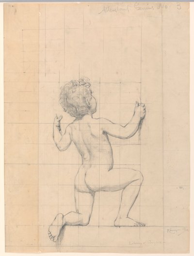 Tutkimus "Genius", "The Arts", Library of Congress, Washington D.C. tekijältä Kenyon Cox