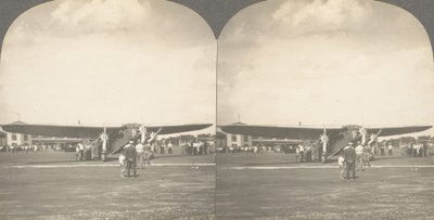 Ryhmä 3 Sterograph Views of Aviation, mukaan lukien Wright Brothers, 1900-1929. tekijältä Keystone View Company