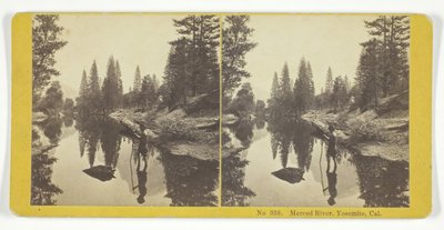 Merced River, Yosemite, Kalifornia, 185575. Tekijät: Kilburn Brothers, BW Kilburn. tekijältä Kilburn Brothers, BW Kilburn
