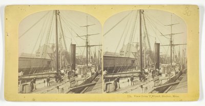 Näkymä T Wharfista, Boston, Mass, 185575. Tekijät: Kilburn Brothers, BW Kilburn. tekijältä Kilburn Brothers, BW Kilburn