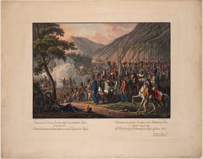 Kenraali kreivi Aleksanteri Ostermann-Tolstoi Kulmin taistelussa 29. elokuuta 1813 tekijältä Kilian Ponheimer the Elder