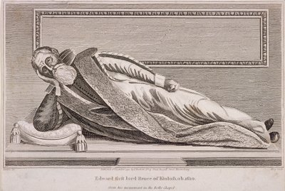 Sir Edward Brucen muistomerkki Rolls Chapelissa, Chancery Lane, Lontoo, 1794 tekijältä King