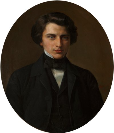 Runoilija Vladimir Žemtšužnikovin muotokuva, 1830-1884, 1854. tekijältä Kirill Antonovich Gorbunov