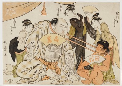 Peli niskavedolla tekijältä Kitagawa Utamaro