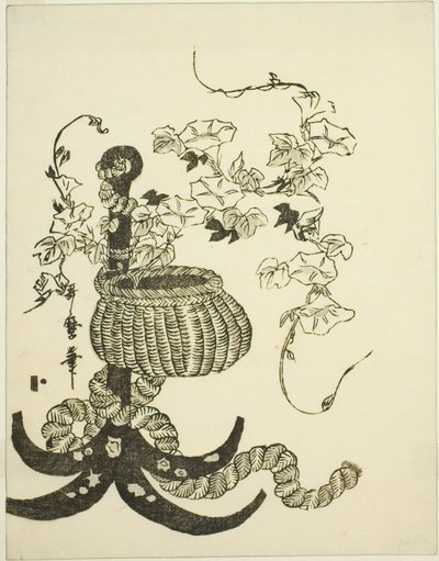 Sovitus aamun loistoista (Asagao) tekijältä Kitagawa Utamaro