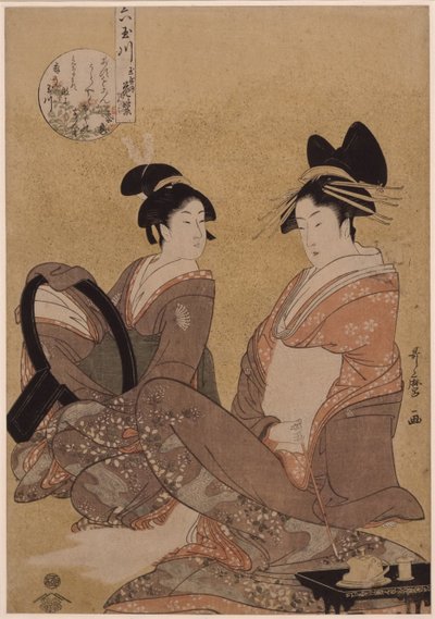 Te Tamayan Hanamurasaki, 1793 tekijältä Kitagawa Utamaro