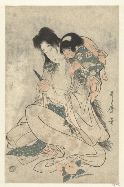 Kintoki Sono Yamauba tekijältä Kitagawa Utamaro