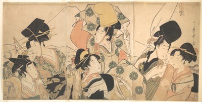 Narihiran matka itään tekijältä Kitagawa Utamaro