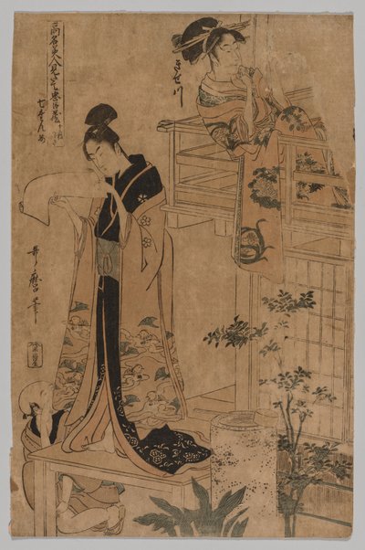 No Title, 1753-1806. tekijältä Kitagawa Utamaro