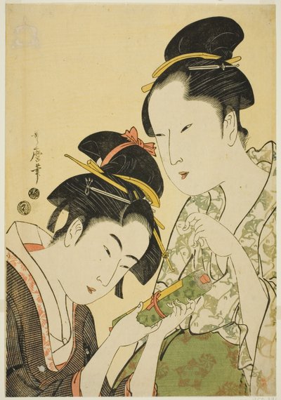 Heräsin suunnitelman d OFF-ajan mukaan tekijältä Kitagawa Utamaro