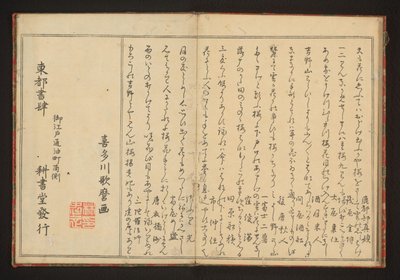 Runous tekijältä Kitagawa Utamaro