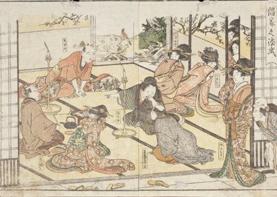 Käyttäytymissäännöt huvialueilla tekijältä Kitagawa Utamaro