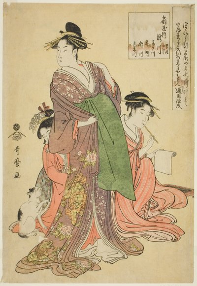 Ogiyan Takigawa tekijältä Kitagawa Utamaro