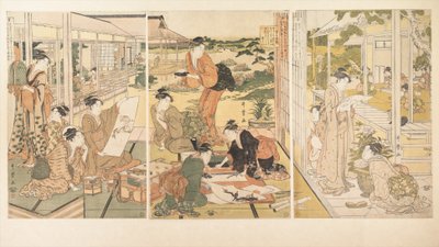 Neljä taitoa (Kinkishoga) tekijältä Kitagawa Utamaro