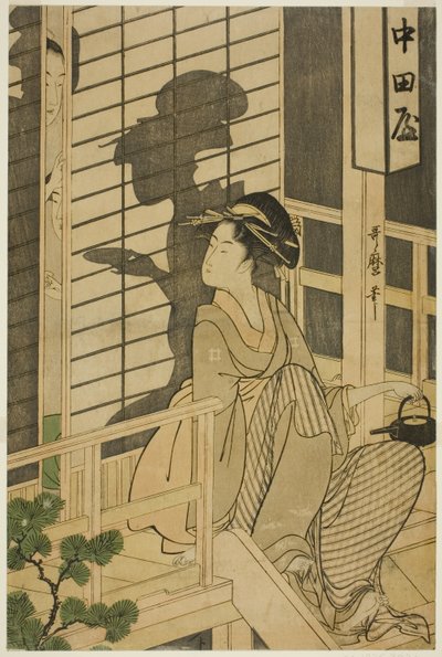 Itäinen teehuone tekijältä Kitagawa Utamaro