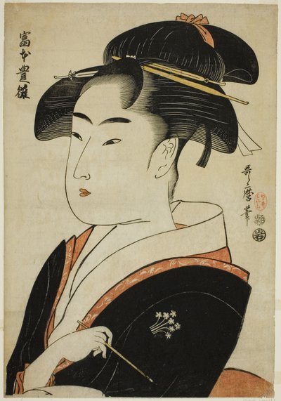 Toyohina Tomimoto, te-sarjasta ``fa-verkoston kauneus s of Edo (Edon vanha nimi kauneus)