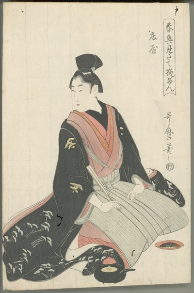 Kyläpäällikkö tekijältä Kitagawa Utamaro