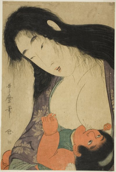 Yamauba Imetys Kintaro tekijältä Kitagawa Utamaro