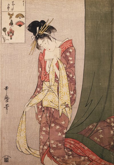 Ogiya Hanaogi tekijältä Kitagawa Utamaro