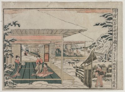 Chushingura: Act IX (sarjasta Perspective Pictures for The Treasure House of Loyalty) tekijältä Kitao Masayoshi