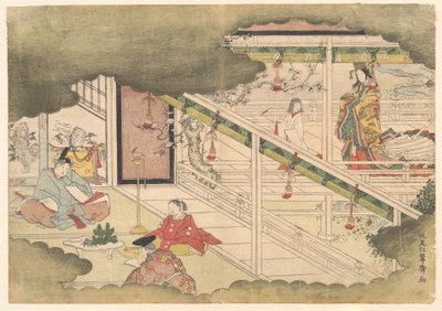 Tapaus Ise-tarinoista (Ise Monogatari) tekijältä Kitao Shigemasa