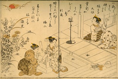 Tee, 1775, 1924. tekijältä Kitao Shigemasa