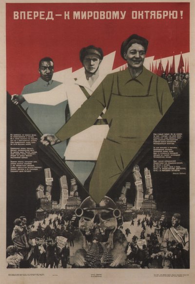 Eteenpäin maailma lokakuu!, 1933 tekijältä Klinch