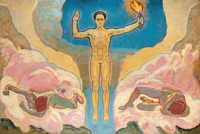 Das Licht - Valo ... (öljy kankaalle) tekijältä Koloman Moser