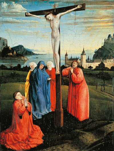 Kristus ristillä, n. 1430-1433 (öljy paneelissa) tekijältä Konrad Witz