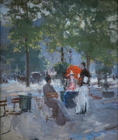 Pariisin kahvilassa tekijältä Konstantin Alekseevich Korovin